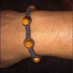 Agate bamboo shamballa Bracelet